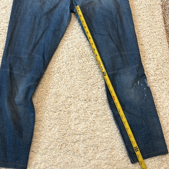 CURRENT/ELLIOT 29 distressed and speckled jeans with blown knees and soft denim - Picture 9 of 10